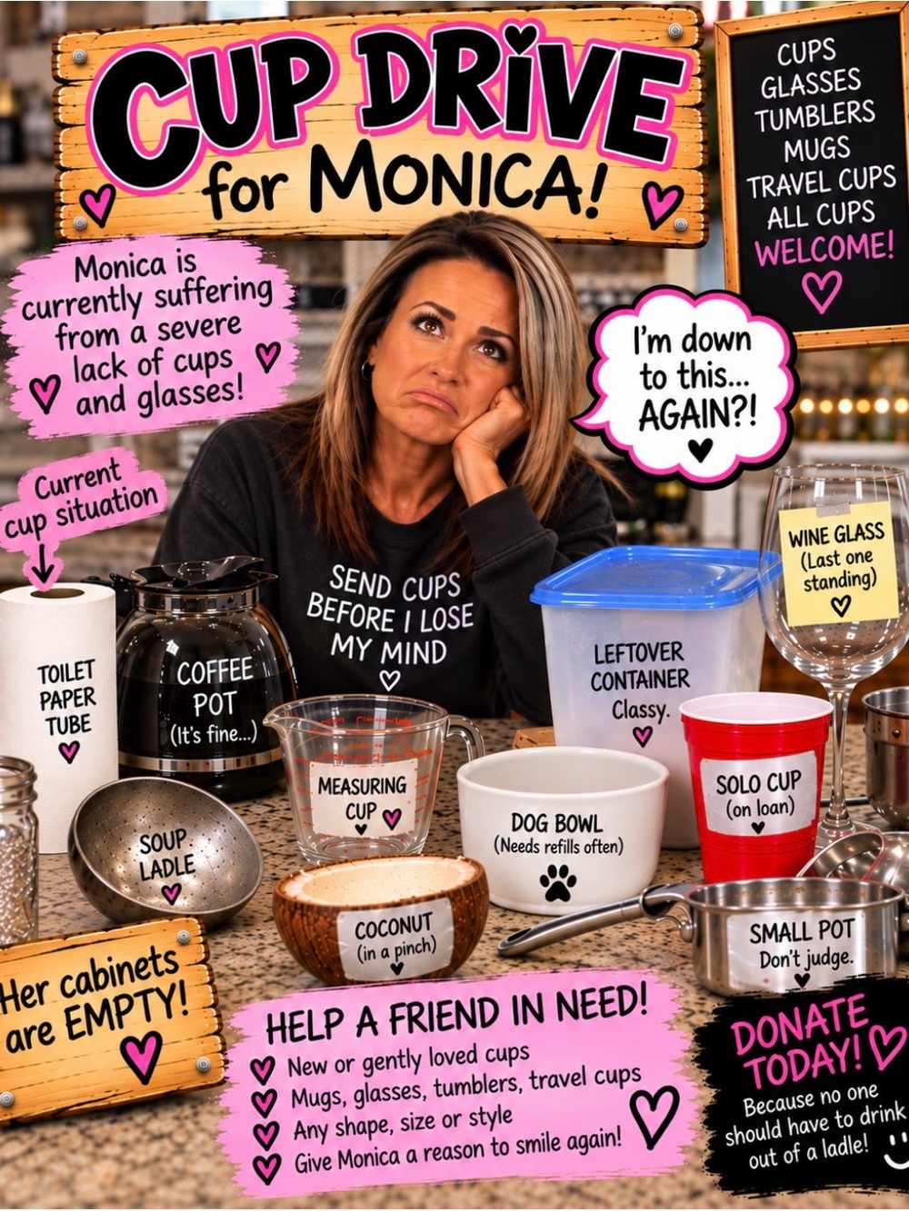 🚨 CUPLESS & DESPERATE: MONICA NEEDS YOU! 🚨